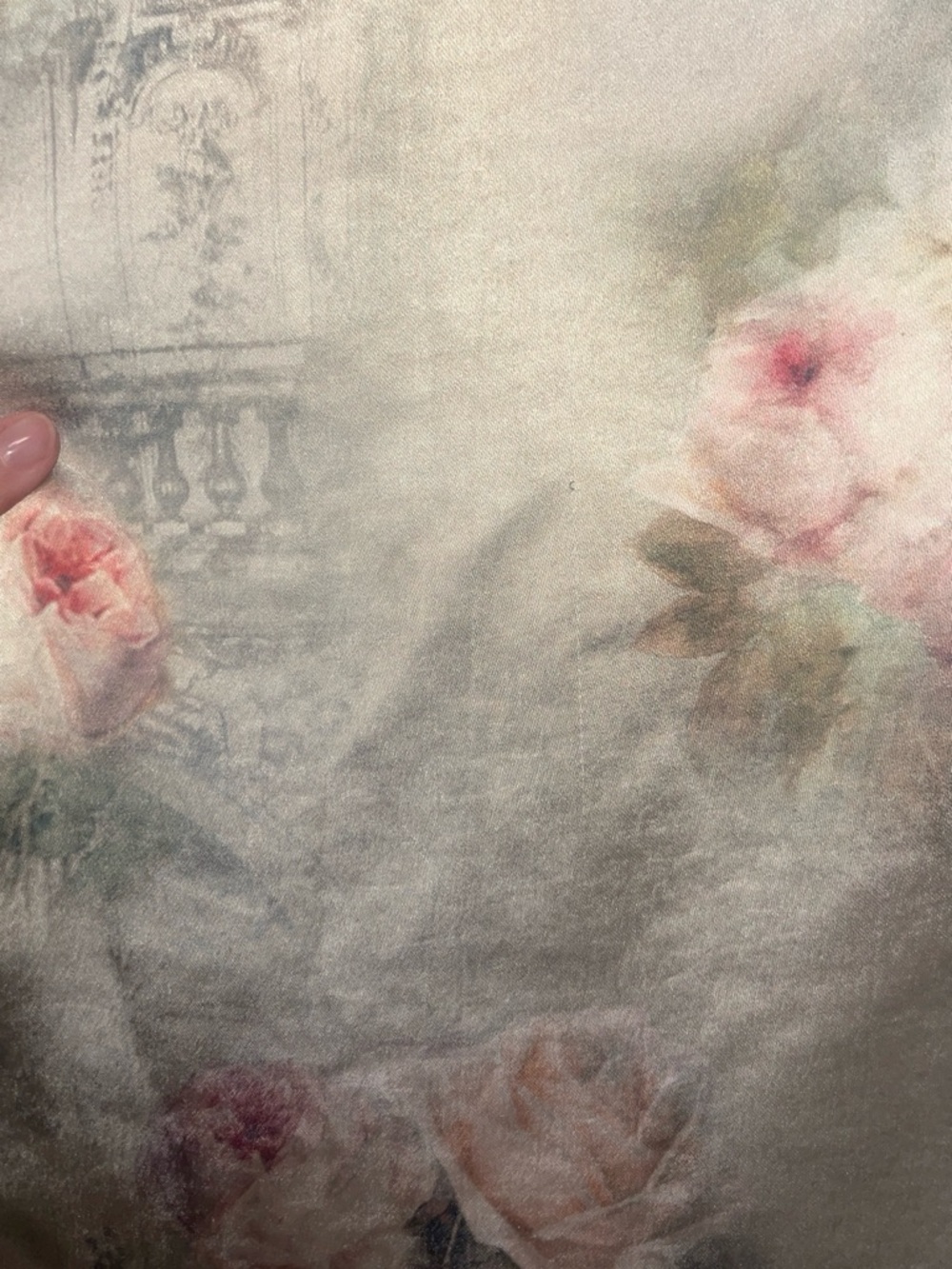 HOUSE OF CB VENUS Vintage Floral Midi Dress Lace-Trim Satin Slip Dress Champagne - Picture 11 of 16